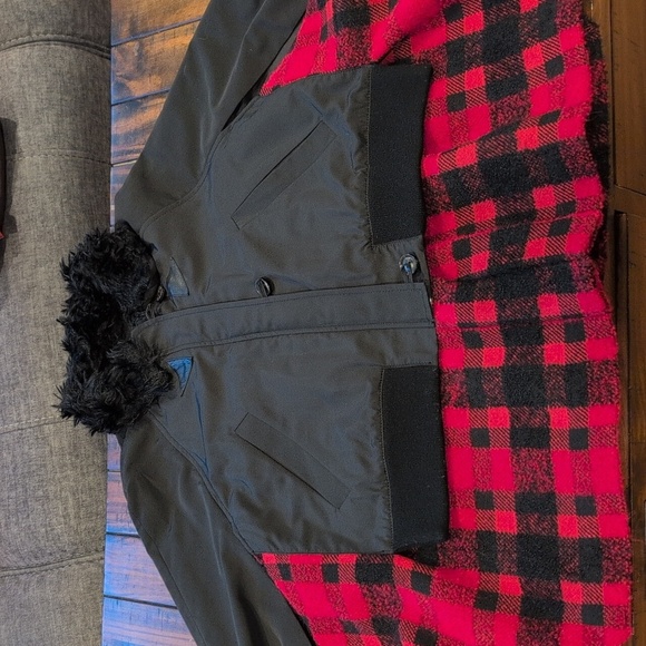 Thakoon Buffalo Plaid Cape Back Jacket - Picture 3 of 14